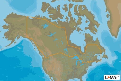 C-MAP NA-N048 : Canadian Lakes